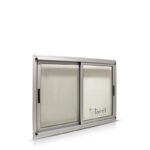 Ventana Modena Anodizado Natural 150×110 Con Mosq.