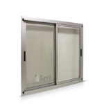 Ventana Modena Anodizado Natural 150×150 Con Mosq.