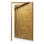 Puerta Pivotante Pavir Modelo 80 Foliada Fresno 120X220