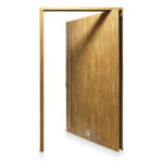 Puerta Pivotante Pavir Modelo 80 Foliada Fresno 120X220