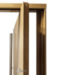 OUTLET 30% OFF! Puerta Pivotante Pavir Modelo 80 Foliada Fresno 120X220