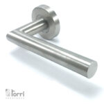 Kit De Herrajes En Acero Inox. Para Puerta De Ingreso