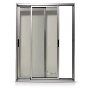 NUEVA! Puerta Aluminio Blanco Reforzada Modelo 550 de 085×200