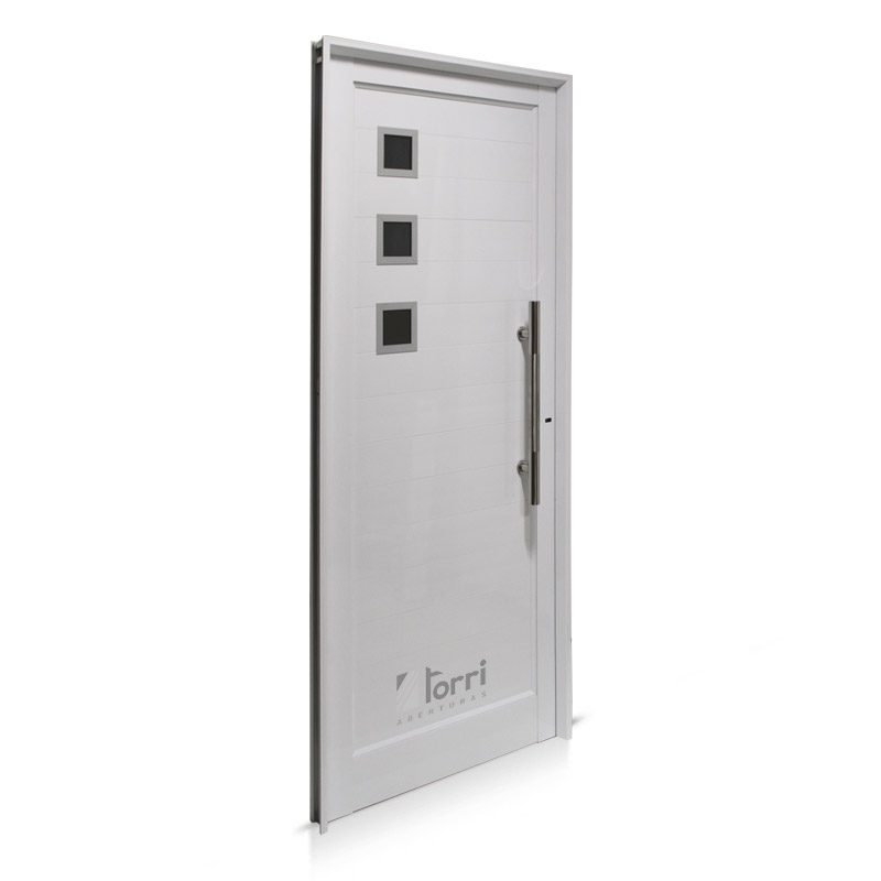 NUEVA! Puerta Aluminio Blanco Reforzada Modelo 550 de 085×200 – Aberturas  Torri