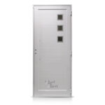 Puerta Aluminio Blanco Reforzada Modelo 703 De 090×205