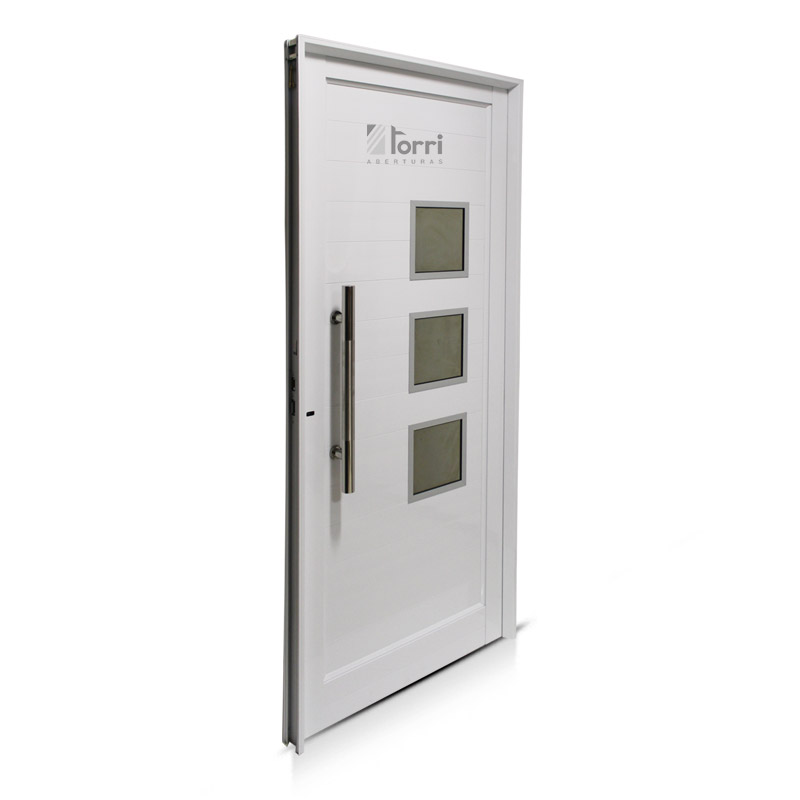 NUEVA! Puerta Aluminio Blanco Reforzada Modelo 550 de 085×200 – Aberturas  Torri