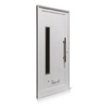 Puerta Aluminio Blanco Reforzada Modelo 702 De 090×205