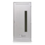 Puerta Aluminio Blanco Reforzada Modelo 702 De 090×205