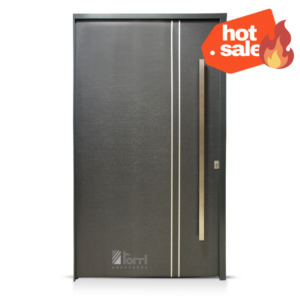HOT SALE! Puerta Pivotante Pavir Modelo 80 Grafito Teksturada 120x220