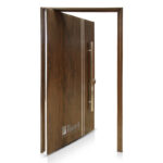 Puerta Pivotante Nexo Modelo PN070 Nogal De 126×226