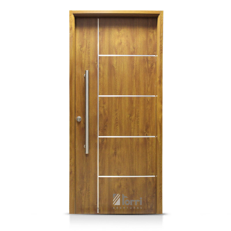 Puerta aluminio blanco Reforzada Modelo 179 de 080×200 Con Postigo –  Aberturas Torri