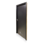 Puerta Placa Gromanti Elite Ebano Marco Madera 080 Muro 10