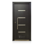 OFERTA! Puerta De Seguridad Modelo Olivia Gris Grafito 080 Multi-Punto