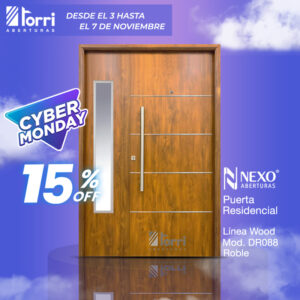 CYBERMONDAY! Residencial Simil Madera Nexo Modelo DR088 De 132x205