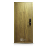 15% OFF! Puerta De Chapa Modelo Roble Lisa 080 Cerradura Digital