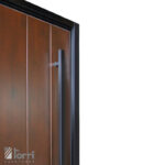 NUEVA! Puerta Pivot Oblak Línea Tekna 1305 Castaño De 120×220