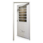 Puerta Chapa Inyectada Pavir Modelo Florencia Blanca De 080×200