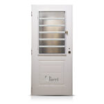 Puerta Chapa Inyectada Pavir Modelo Florencia Blanca De 080×200