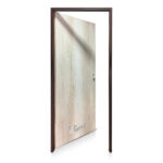 PROMO! 3 Puertas Placas OBLAK Foliada Marco Chapa