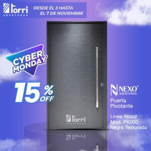CYBERMONDAY! Puerta Pivotante Nexo Modelo PK000 De 126x226