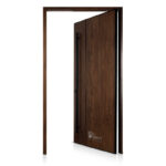 Puerta Pivotante Oblak Modelo 1325 Cedro De 120×220