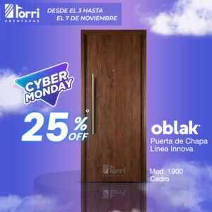 CYBERMONDAY! Puerta Oblak Líinea INNOVA 1900 Cedro De 080