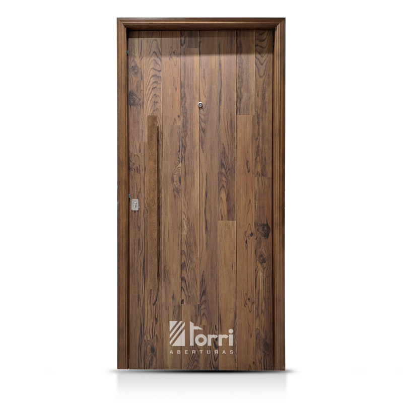 Puerta Chapa Inyectada Pavir Modelo Entablonada De 080