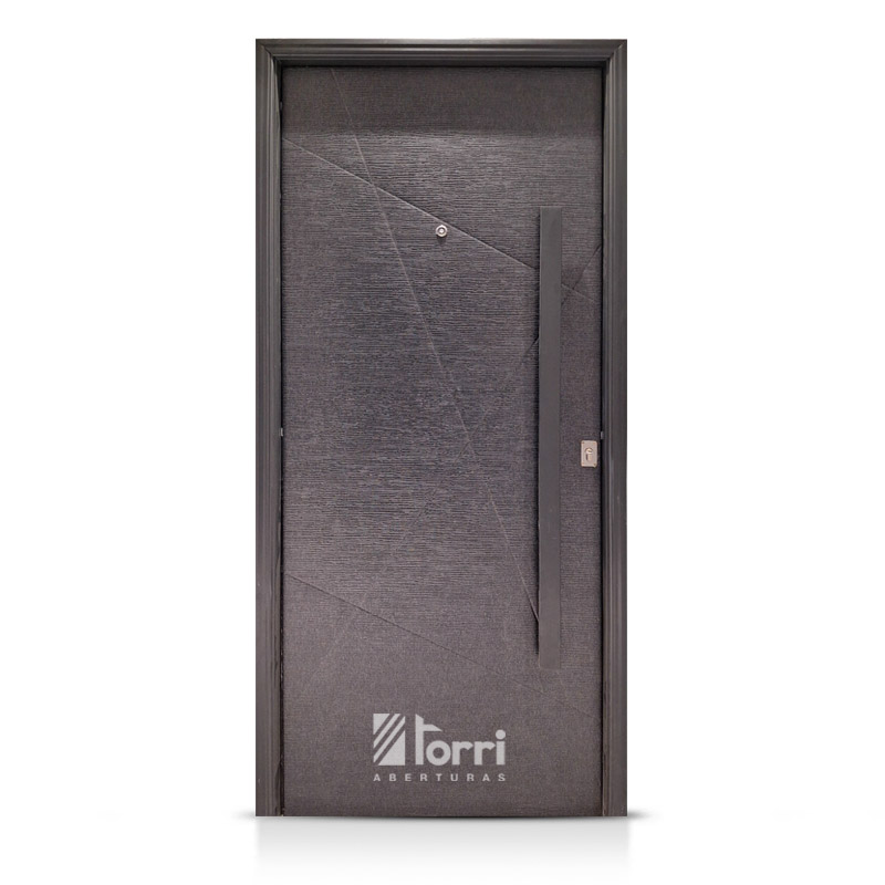 Puerta Chapa Inyectada Pavir Modelo Líneas Deco De 080